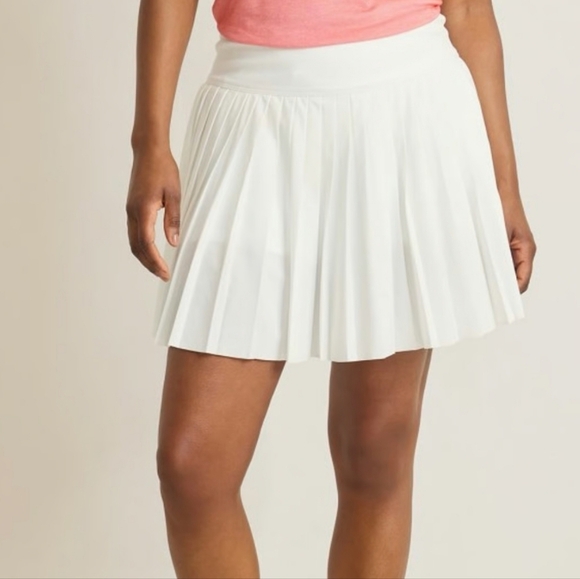 Tommy Bahama Active Pleated White Tennis Golf Skirt Womens NEW - Picture 2 of 6